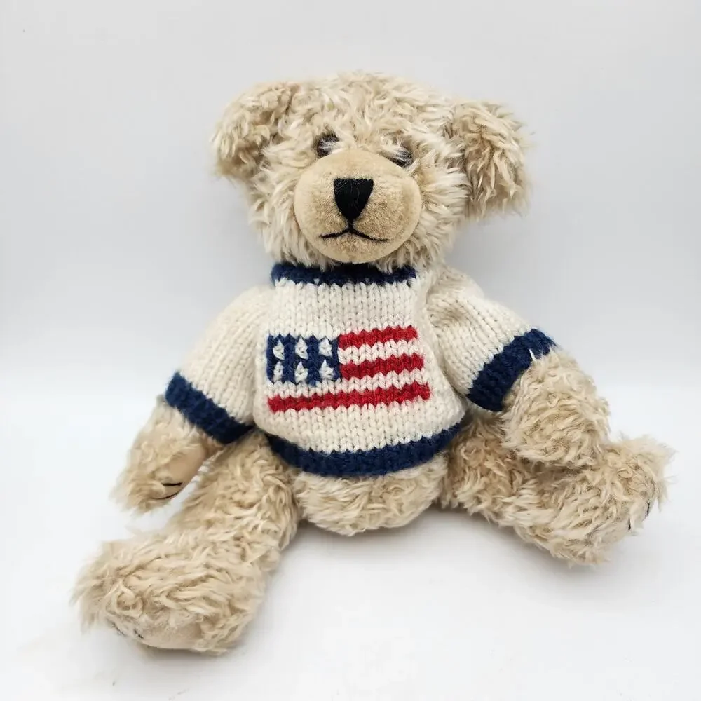 Vintage Goody Bear Beige Plush Toy 8